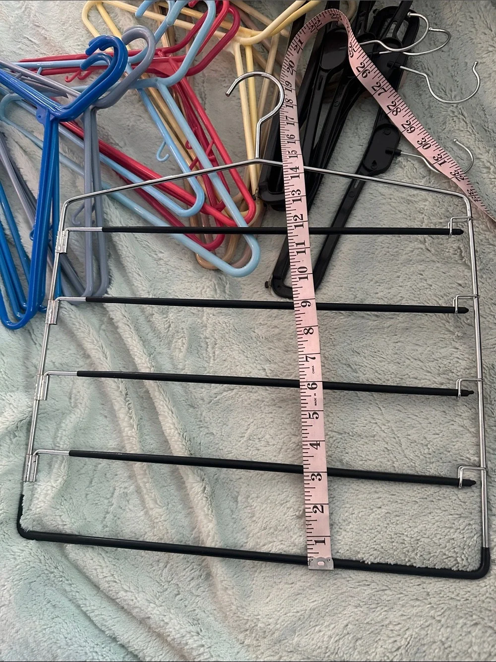 Ultimate Space-Saving Closet Bundle (21 Hangers + 5-Tier Pants Organizer)